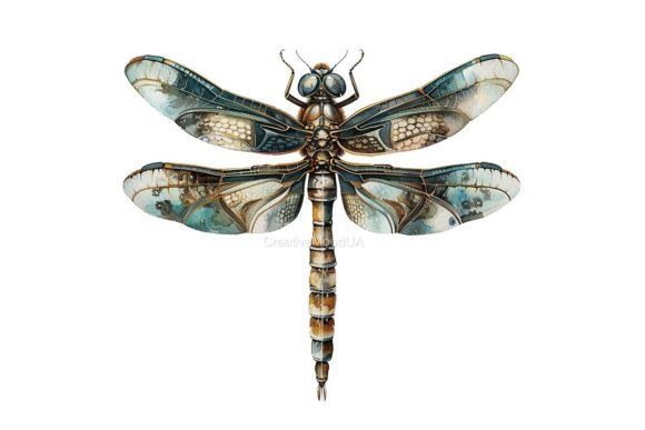 Dragonfly Watercolor PNG: A Natural Fit for Modern Design
