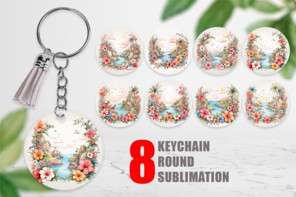 Keychain Watercolor Paradise: A Display Font with Painterly Soul