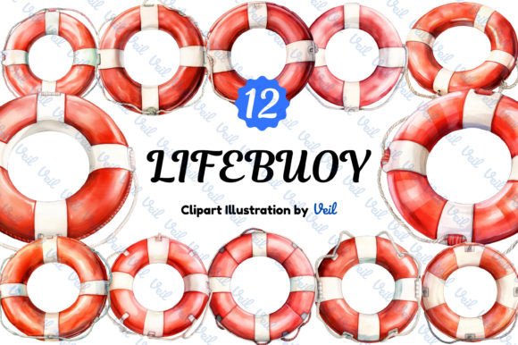 Lifebuoy Clipart Watercolor Bundle: Design Insights