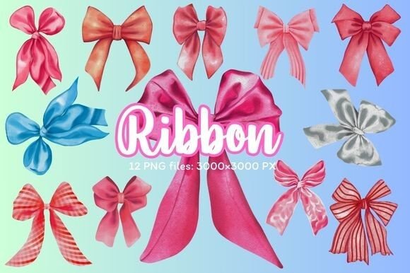 Ribbon Watercolor Painting: A Flowing Script with Artistic Soul