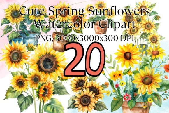 Watercolor Sunflowers Bouquet Clipart: A Designer's Guide to Warmth and Versatility