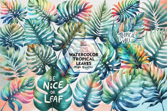 Watercolor Tropical Leaves Clipart PNG: A Designer's Practical Guide